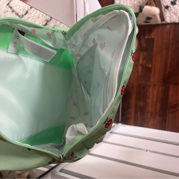 JanSport Cross Town 8 Bit Cherries Backpack - Picture 5 of 5